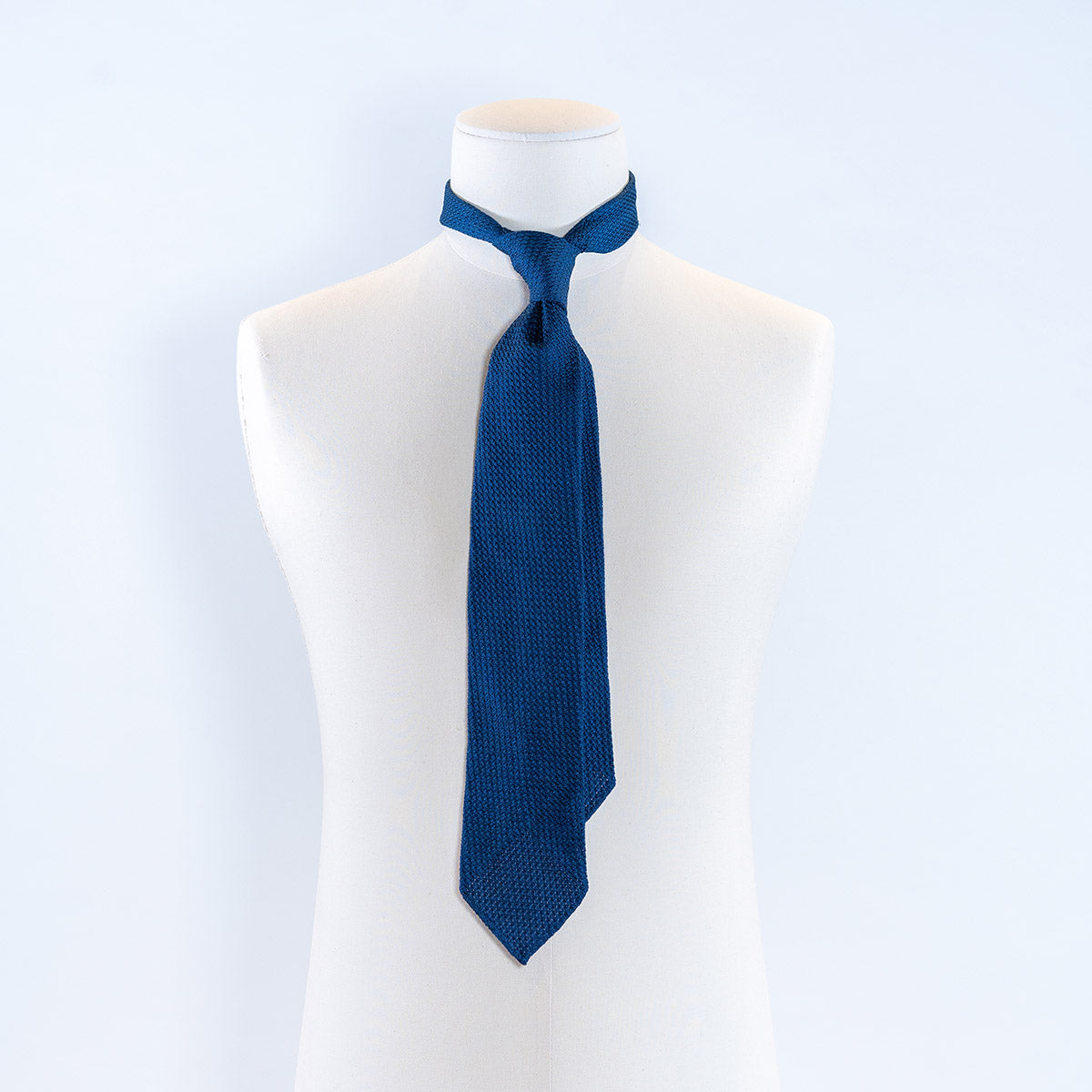 3-Fold Garza Grossa silk tie - french navy